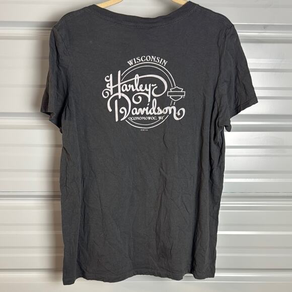 Harley-Davidson Gray Graphic Tee Relaxed Fit - Picture 5 of 5